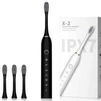 فرشاة أسنان سونيك • رؤوس تبديل • بطارية قوية