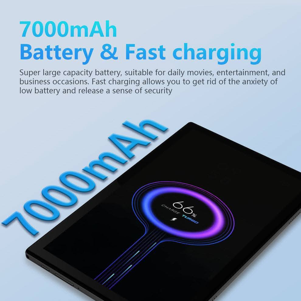 تابلت Crelander T30 Pro
مميزات الجهاز 
 * شاشة لمس عالية الدقة 10.1 بوصة
 * دعم شبكات الجيل الخامس 5G
 * ذاكرة وصول عشوائي (RAM) بسعة 6 جيجابايت:
 * ذاكرة تخزين داخلية بسعة 128 جيجابايت
 * نظام تشغيل أندرويد12
 * شاشة لمس: تفاعل سلس ومباشر مع جهازك بكل سهولة وراحة.
 * دعم شريحتين SIM
 * معالج Deca-Core (عشرة أنوية)أداء قوي وسريع 
***سعر 110


**إذا كنت صاحب هذا الإعلان وتريد حذفه لأي سبب، رجاءا أرسل رسالة إلى الدعم الفني**