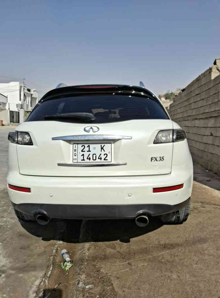 نيسان انفنتي موديل fx35 2008 خليجي فول مواصفات مكفوله كفاله عامه ماعد باب سائق صبغ بسبب شخط تبريد تدفئه كهربائيات كير محرك كله شرط سيارة نظيفه بالعافيه الي يكون من نصيبه سعر ١٠٨وبيه مجال *********** طوز
