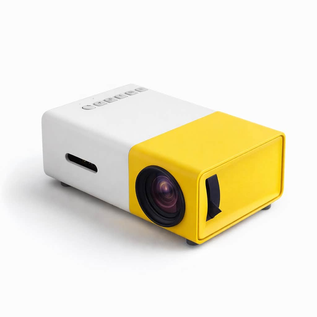 بروجکتر (داتاشو)🔥📺
بروجكتر LED صغير محمول بدقة عرض مدعومة 1080P مع بطارية مدمجة ومنافذ HDMI / USB / Micro SD

• بروجكتر LED صغير ومحمول مناسب لعرض الفيديو والصور والموسيقى مباشرة من عدة مصادر مثل HDMI وUSB وMicro SD، مع دعم تشغيل الوسائط المتعددة.

• يدعم تشغيل فيديو بدقة تصل إلى 1080P مع دقة عرض أصلية 320×240 باستخدام تقنية TFT LCD وإضاءة LED بعمر يصل إلى 30,000 ساعة.

• يدعم عدة طرق تشغيل للطاقة عبر محول كهربائي 12V أو عبر Power Bank بخرج 5V/2A، كما يحتوي على بطارية ليثيوم مدمجة 7.4V / 1300mAh في الموديلات الداعمة.

• خيارات اتصال متعددة تشمل:
HDMI – USB – Micro SD – AV – منفذ سماعة 3.5 مم لربط السماعات أو الهيدفون.

• تشغيل الوسائط مباشرة من الفلاش أو بطاقة الذاكرة مع دعم ملفات الفيديو والصوت والصور والنصوص.

• حجم صغير وخفيف مع إمكانية عرض صورة من 24 إلى 60 إنش على مسافة عرض بين 1.5 إلى 2 متر.

• تقنية العرض: TFT LCD
• مصدر الإضاءة: LED
• عمر إضاءة LED: حتى 30,000 ساعة
• الدقة الأصلية: 320 × 240 بكسل
• الدقة المدعومة: 1920 × 1080 بكسل
• نسبة التباين: 800:1
• نسبة العرض: 4:3 / يدعم 16:9 في النظام
• عدد الألوان: 16.7 مليون لون

العرض والإسقاط
• مسافة العرض: 1.5 – 2 متر
• حجم العرض: 24 – 60 إنش
• نسبة الإسقاط: 1.6 : 1

الطاقة
• المحول: 12V / 2A
• دعم تشغيل عبر باور بنك: 5V / 2A
• بطارية مدمجة: Lithium 7.4V / 1300mAh
• استهلاك الطاقة: 10 – 24 واط

المنافذ
• HDMI
• USB
• Micro SD
• AV
• منفذ سماعة 3.5mm
• Micro USB (طاقة)

الوسائط المدعومة
• الصوت: MP3 / WMA / OGG / AAC / FLAC / APE / WAV
• الصور: JPEG / BMP / PNG
• الفيديو: 3GP / AVI / MKV / FLV / MOV / MP4 / MPG / VOB / RMVB / RM
• النصوص: TXT

النظام
• يدعم الوسائط: موسيقى – صور – فيديو – نصوص
• دعم لغات النظام: 23 لغة

الأبعاد
• حجم الجهاز: 126.4 × 85.8 × 47.7 مم

محتويات العلبة:
• جهاز LED Projector
• ريموت كنترول
• محول طاقة (Adapter)
• كابل AV
• دليل الاستخدام (Manual)


**إذا كنت صاحب هذا الإعلان وتريد حذفه لأي سبب، رجاءا أرسل رسالة إلى الدعم الفني**