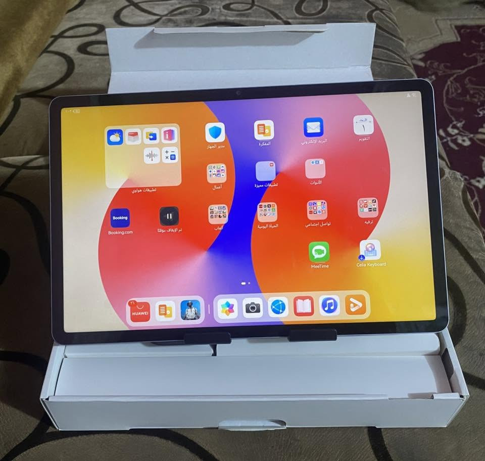 :
السلام عليكم اخوان 
ايباد Huawei matepad SE 11 للبيع 

المواصفات :

الشاشة: 11 إنش IPS LCD
الدقة: ‎1920×1200‎ (FHD+)
المعالج: Kirin 710A 
الرام:  8 جيجابايت
التخزين: 128 جيجابايت
البطارية: 7700mAh
الشحن: حتى 22.5 واط
الكاميرا الخلفية: 8 ميجابكسل
الكاميرا الأمامية: 5 ميجابكسل
الصوت: 4 سماعات ستيريو
النظام: HarmonyOS
مفيد جدا للدراسه وكذلك بعض الالعاب ويشغل بوبجي وكذلك بيس 
السعر :310 وبي مجال 
الموقع :البصره الكزيزه 
للتواصل على الرقم :***********
