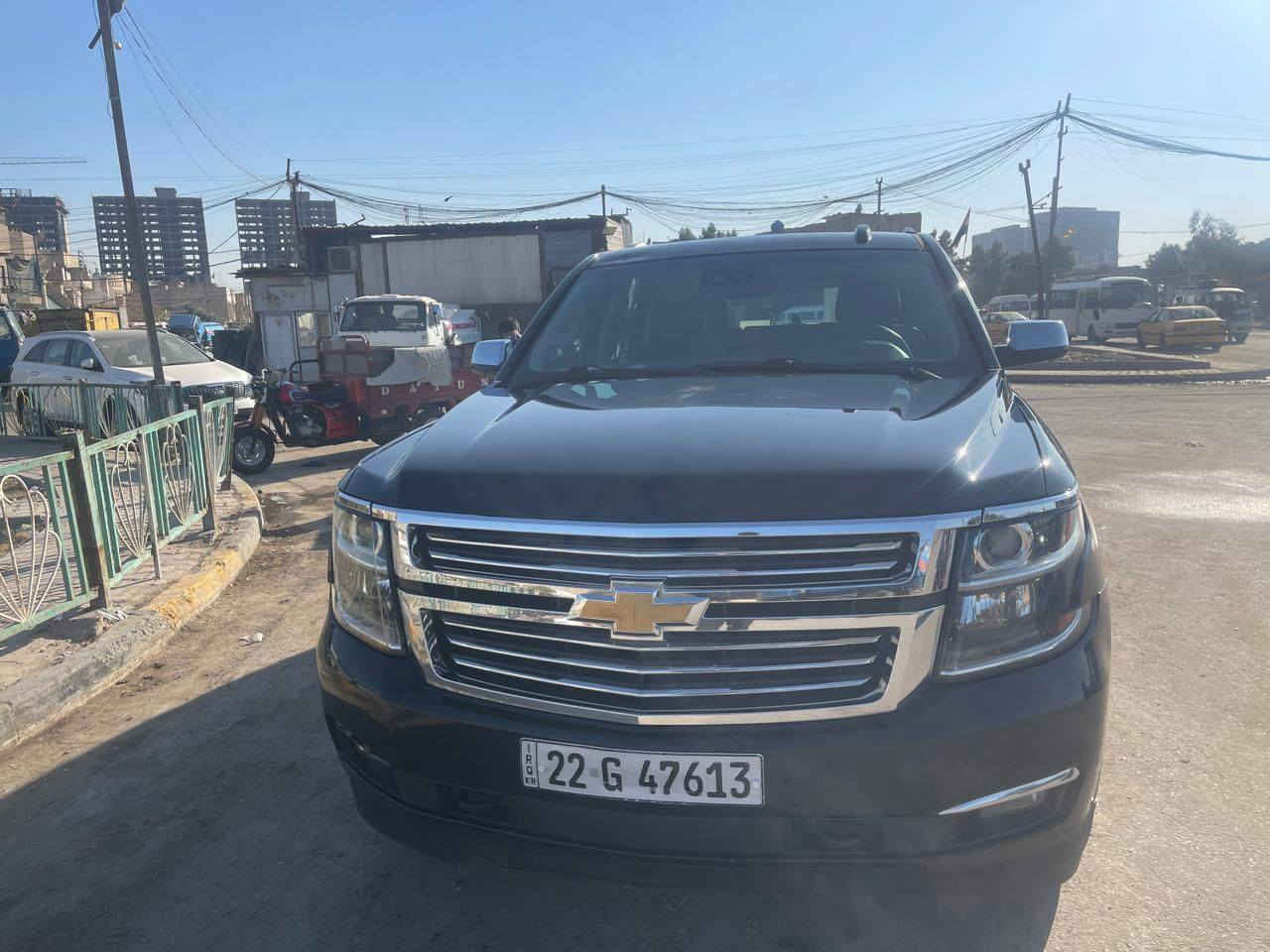 سياره. تاهو. 2018 نوع ابرايمر  فول مواصفات
خليجي.  مكفوله من الحادث والصبغ 
عده رصعه في القماره 
وخدوش بسيطه.  
ألون اسود. 
رقم أربيل باسمي 
السعر نهائي 36000$ الف دولار ***********
