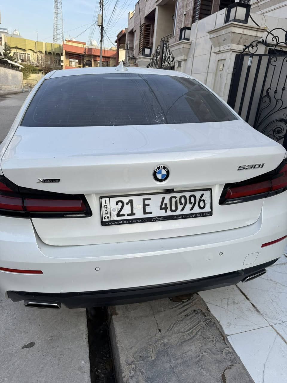 BMW 2023 530 XI
BMW 530i 2023 xDrive
مواصفات اكس درايف يعني دبل اكسل
داتاشو و كاميرا و حساسات ٣٦٠
كشن و ستيرن هيتر و خزن و كشن ٧٠٠
اوتو هولد و اوتو ستارت ستوب و وايرلس جارج
اوتو لوك و انلوك و بها بصمتين
ماشية ٤٧ ميل فقط و قابل للزيادة
دعم خفيف نص جملغ خلفي صبغ فقط
ما بها اي اشارة او ميسج
تم فحص السيارة من يم اوتو جيك ما بها اي مشاكل

السيارة نضيفة و كلش حلوة كير و مكينة بشرط على وضع الشركة
مكان اربيل للسعر و تفاصيل ***********
