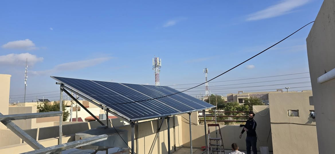 ( لانخسر  الجودة مقابل السعر )
 بأشراف وتنفيذ كادر هندسي مختص في أجهزة الطاقة الشمسية 

⚡ اليوم من تكريت مجمع الجوهرة ⚡
تم وبحمدلله تجهيز ونصب
 منظومة ( 20 امبير نهاري 10 ليلي قابلة للتوسعة )  التفاصيل
🔹 إنفيرتر موتوما 11 كيلو ضمان 2 سنوات
🔹 بطارية ليثيوم سولر ماكس 15 كيلو واط ضمان 5 سنوات 
🔹 الواح جينكو 620w عدد 9 
🔹 بورد حماية متكامل & أسلاك  DC و أسلاك AC 
🔹منصه شراعيه تمنع الضل عن الالواح حتى غروب الشمس من الحديد المغلون الغير قابل للصدأ 
🔹 ربط ومتابعة عبر الإنترنت
مكتب التقنيات الحديثة للطاقة الشمسية

 صلاح الدين سامراء فلكةالشروق مقابل مطعم حبايبنا -
*********** 📞مهندس محمد مانع
*********** 📞محمد صالح
