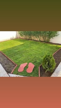 ترتيب تنضيف الحدائق زرع الثيل الأشجار والورود اتصل 07727570162