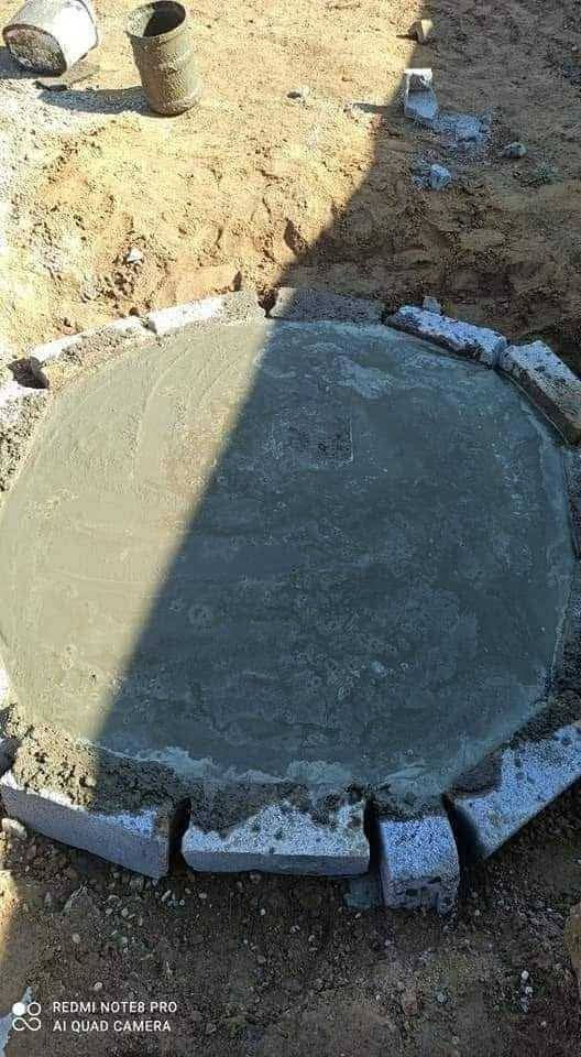 يوجد كادر حفر وبناء وصب المنهولات كما موضح في الصورة الاستفسار ***********
