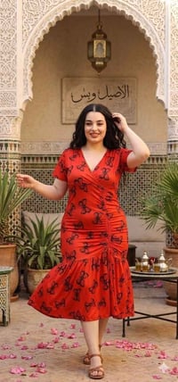 فستان • قماش زبدة • ٣ ألوان