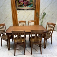 ميز طعام اربعه كرسي  6كرسي منشأ تركي 😍🇹🇷   للحجز والاستفسار يمكنك مراس...