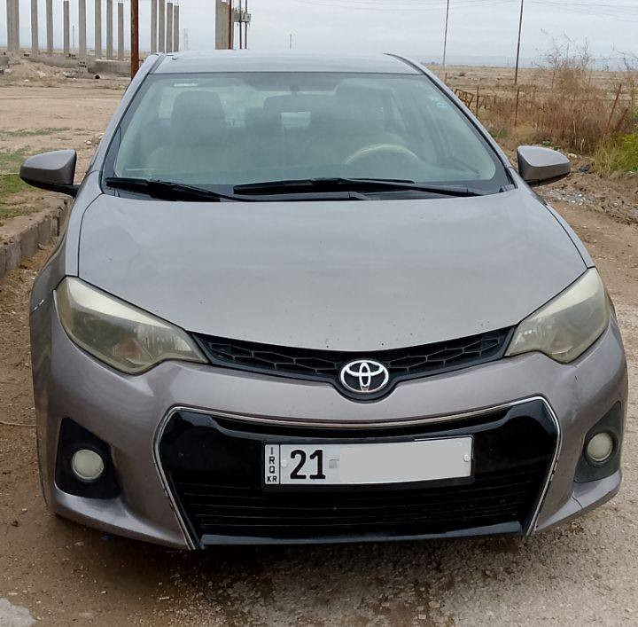 تيوتا كورلا 2016 وارد امريكي LE.                           رقم سليمانية جديد بأسمي                                        بدون صبغ بدون دواخل                                            تحكم ستيرن / تبريد بيانو / كاميرا / تايرات جديد/ حادث جاملغ ايمن بس الشراي يتصل ***********
