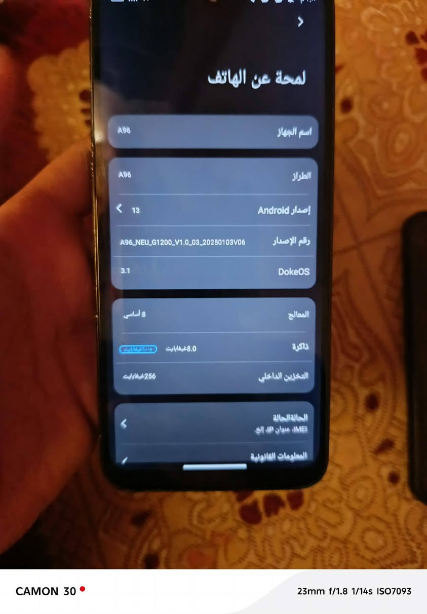 سلام عليكم جهاز بلاك فيو A96للبيع نضيف كلش فقط بي زلوخ بلطراف راديه ب150وبي مجال للشرايه للستفسار على رقم ***********او راسلني علماسنجر ويا كارتونه وشاحنه وكفرات 2
