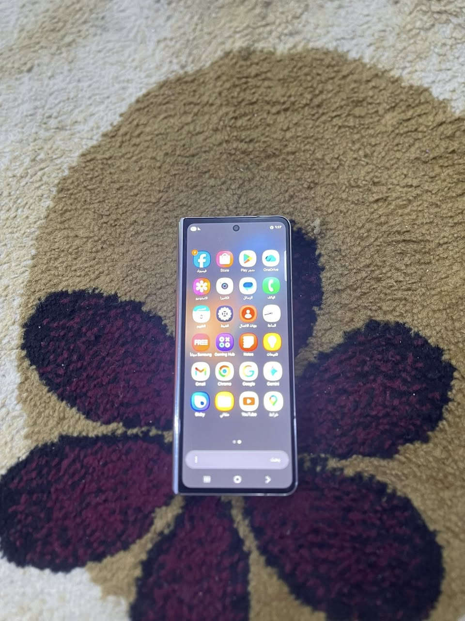 ‏سلام عليكم جهاز الشاشة كبيرة ما تشتغل بس الشاشة الصغيرة ذاكرة 256 عشوائية 12 جهاز 100% نظافته وشرا ايه الخاص السعر 300 
 بغداد مدينة الصدر 
Galaxy Z Fold4


**إذا كنت صاحب هذا الإعلان وتريد حذفه لأي سبب، رجاءا أرسل رسالة إلى الدعم الفني**