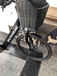 بايسكل شحن • دراجة كهربائية • Euro bike • يورو بايك • حجم 26 • بطارية ...