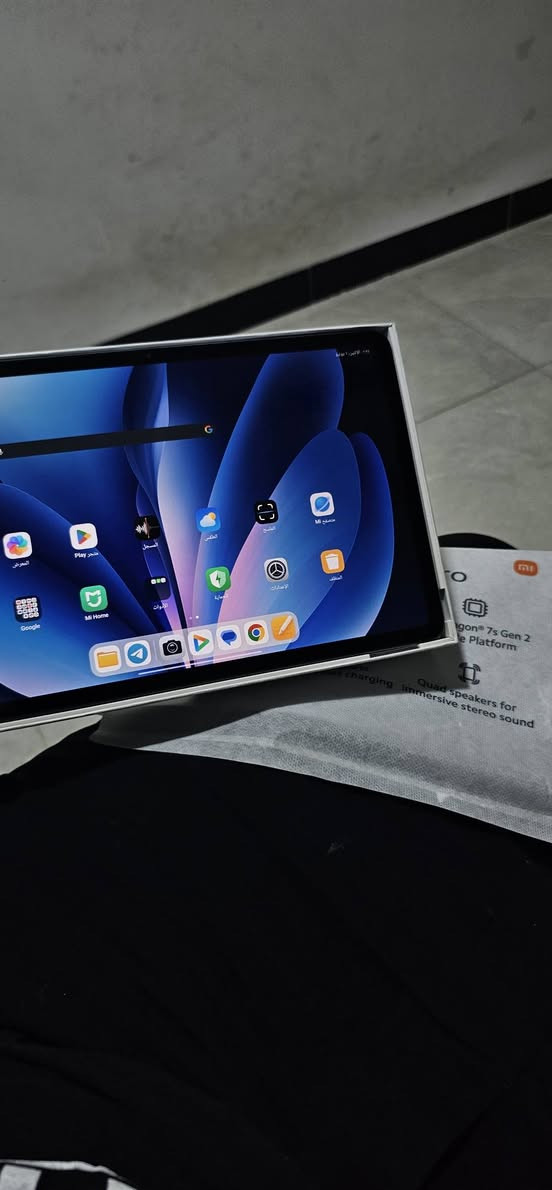 ريدمي باد برو غني عن التعريف شاشة 2k 
معالج سناب دراغون 7s جيل ثاني فووول بالبوبجي
ذاكرة 256 عشوائية8 
بطارية عملاقة 10000 ملي امبير 
شاشة عملاقة اكبر شي بالسوك

مناسب للدراسة وللطلاب وللالعاب رايدة ب 275 وبي مجال قليل
عنواني بابل الاكرمين رقم تلفون واتساب ومكالمات ***********
