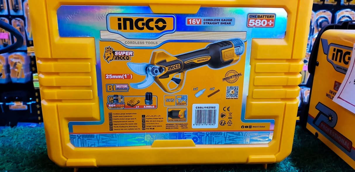 🔥🔥🔥عرض خاص وبسعر مغري🔥🔥🔥🔥 من شركة #انجيكو مقص عنب شحن ١٦ فولت مع دبل بطارية 
خدمة التوصيل جميع انحاء العراق 5 الاف فقط
🌍🌍🌍🌍✈✈✈✈🌞🌞🌞🌞

📲***********☀️☀️☀️🌞
كل ما هو جديد تجدونه في شركة انجيكو INGCO#
