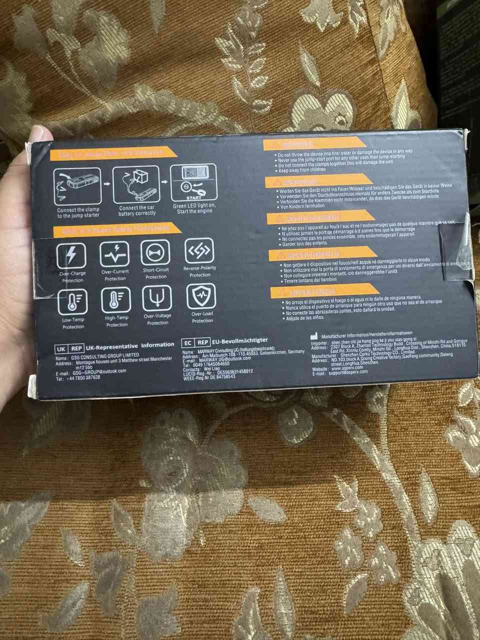 جطل ماركة ASPERX جديد غير مستخدم عملاق


**إذا كنت صاحب هذا الإعلان وتريد حذفه لأي سبب، رجاءا أرسل رسالة إلى الدعم الفني**