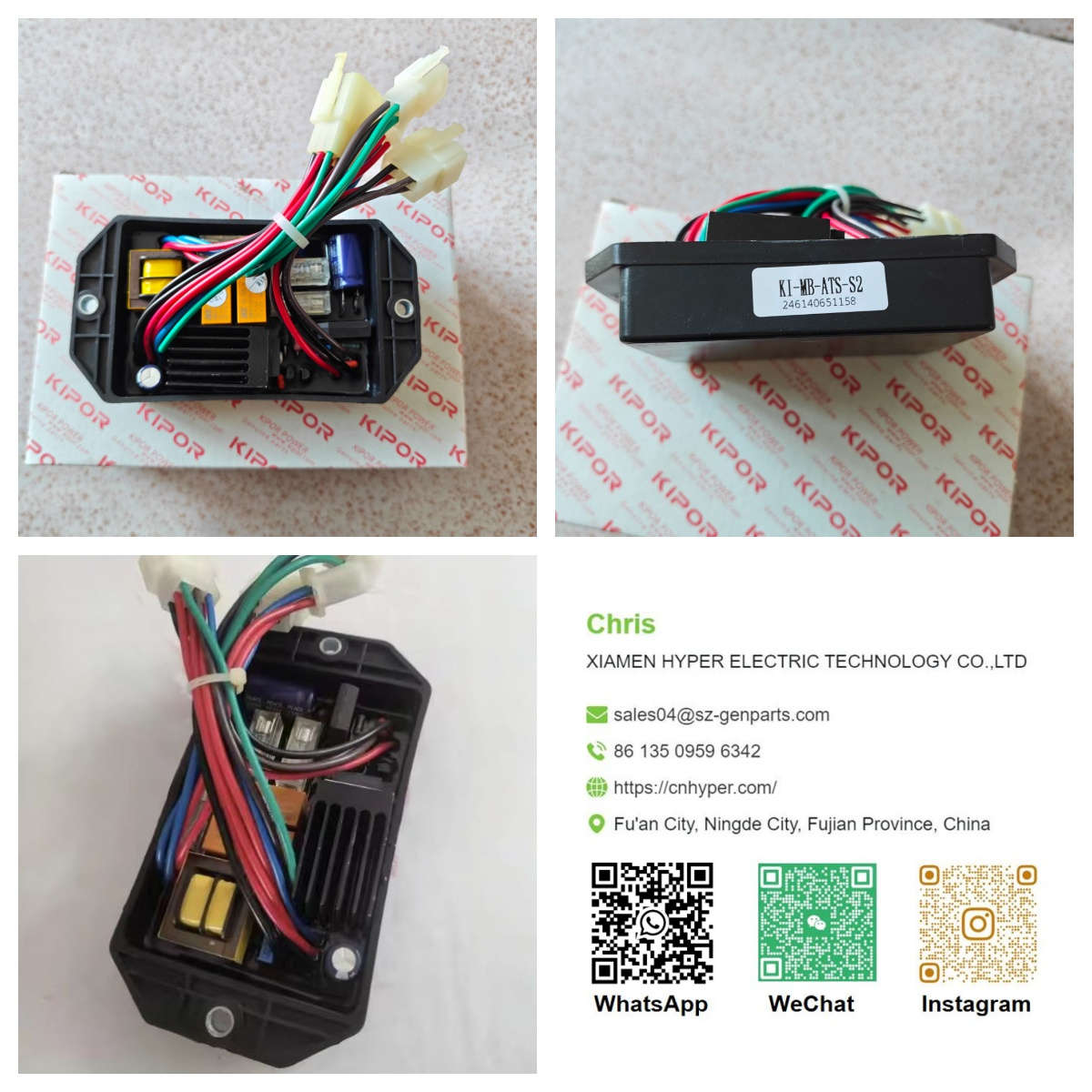 #KI-MB-ATS-S2 
#KI-MB-ATS-C2
#KI-DAVR-50S 
#KI-DAVR-50S3
#KI-DAVR-95S 
#KI-DAVR-95S3
#KI-DAVR-150S 
#KI-DAVR-150S3
#KP310 
#KP308 
#KI-MB(ATS)-D2-1F15
✅Sufficient Inventory
✅Stable quality
✅On-time delivery
⏬⏬🔥🔥🔥🔥⏬⏬
📲 Contact us now and get free advice
📧 sales04@sz-genparts.com
📞 WhatsApp : http://wa.me/8613509596342
🌐 https://www.cn-hyper.com
#Generator #Generador #Genset #Alternator #Power #Controller #Deepsea #Genuine #Original #GeneratorSet #ControlPanel #GeneratorControl


**إذا كنت صاحب هذا الإعلان وتريد حذفه لأي سبب، رجاءا أرسل رسالة إلى الدعم الفني**