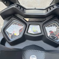 دراجة مرقمة للبيع سيام SYM Joymax Z  اللون اسود طافي  محرك 300 ستاند ح...