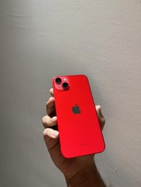 ايفون 14 PLAS الحجم الجبير مو الصغير  بطاريه 88 يعني بعده جديد بحاله ا...