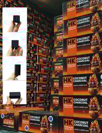 على بركة الله وصول فحم HK مكفووول 💥 وزن 10 كغم  مربع مشطب/مربع سادة/اص...