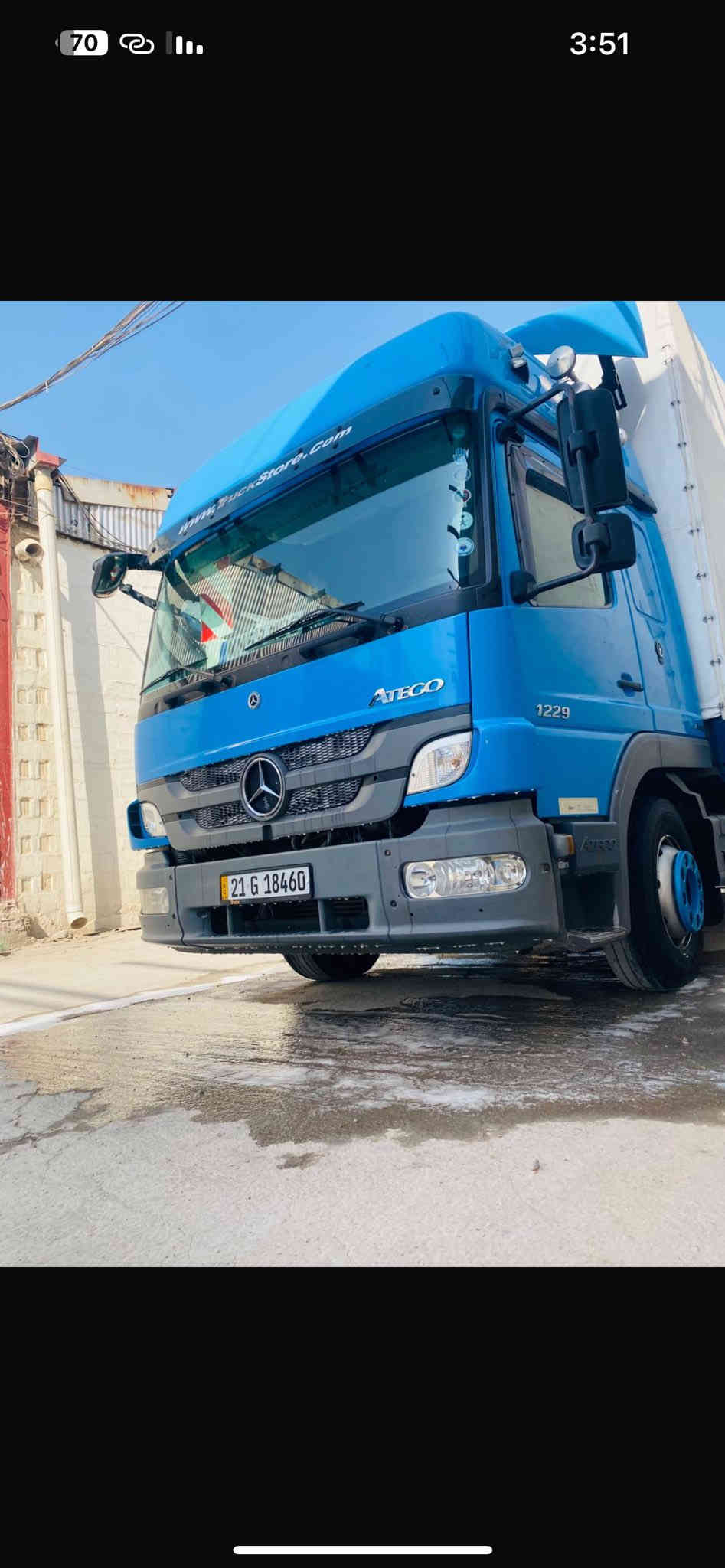 اتيكو 2012 حجم 1229 طول 7،25 ارتفاع 270سم  جوبلس خلفي امامي ورك 8 كير سياره جديده كامله كبل للشغل ***********
