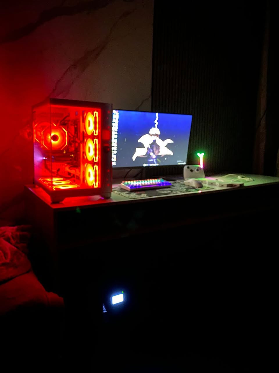 تجميعه للبيع 
‎R5 5500
‎Deepcool ag400
‎Asus b450m-a
‎Xpg 16gb 3200 2×8
‎Zotac RTX 3060TI oc
‎1Tb ssd
‎Rocket 750w 80+ psu
‎herogear 420a atx white case with 7argb fans and fan hub
‎Windows 11 pro

 ويه الشاشه
 بعده بل ضمان ( الشاشه ) 
 msi 2K 188hr


**إذا كنت صاحب هذا الإعلان وتريد حذفه لأي سبب، رجاءا أرسل رسالة إلى الدعم الفني**
