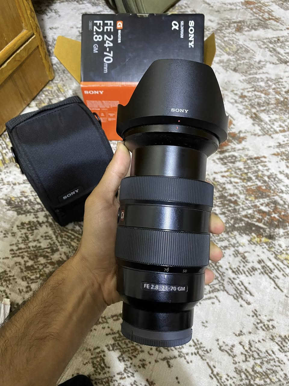 السلام عليكم
غراض تخص التصوير وغير التصوير للبيع
جميع الغراض مشتريها على ايدي
ونضيفات ومكفولات من اي خلل او عطل او تصليح
اذا بيهن حاجه مبدله لو مصلحه لو مفتوحه ترجعهن
توصيل ماعندي مكاني بالحله مركز المدينه

1_عدسة 24-70 جي ماستر فتحه 2.8
كل غراضها الاصليه كامله(قبق امامي وقبق خلفي وهود وجنطه وكارتونه وكتيباتها وكل غراضها كاملات)
بيها شخوط بسيطه وواضحه بالصور
سعر الجديد بسعر اليوم مليون و 700 
اني رايدها بمليون و 250 قفل

2_فلاش v1s للسوني فلاش معروف شنو
مستخدم مرات كلش قليله نضافته 100%
كارتونته وشاحنته وبطاريته كاملات
سعر الجديد 250 الف بسعر اليوم
رايده ب 175 قفل

3_نك مايك شركة بويا شركة عالميه
متحدثين ثنين كامل هو وغراضه وكيبلاته وجنطته
سعر الجديد 200 الف رايده ب 100 قفل

4_تريكر ورسيفر لكاميرات الكانون رايدهن ثنينهن
ب 40  الف

5_حزم عدد ثنين الواحد ب 10 صورهن واضحه

6_كيبورد شركة اجاز RGB كيبورد عالمي ومعروف
مكفول ونضافته 100% سعره 50 الف

7_ستاند لابتوب بي مراوح وبي اضاءه RGB
وتكدر تتحكم بي وبسرعة المراوح وبالاضاءه
كامل هو وملحقاته ب 30 الف

مكاني حله بابل
توصيل ماعندي
رقم تلفوني  ***********
