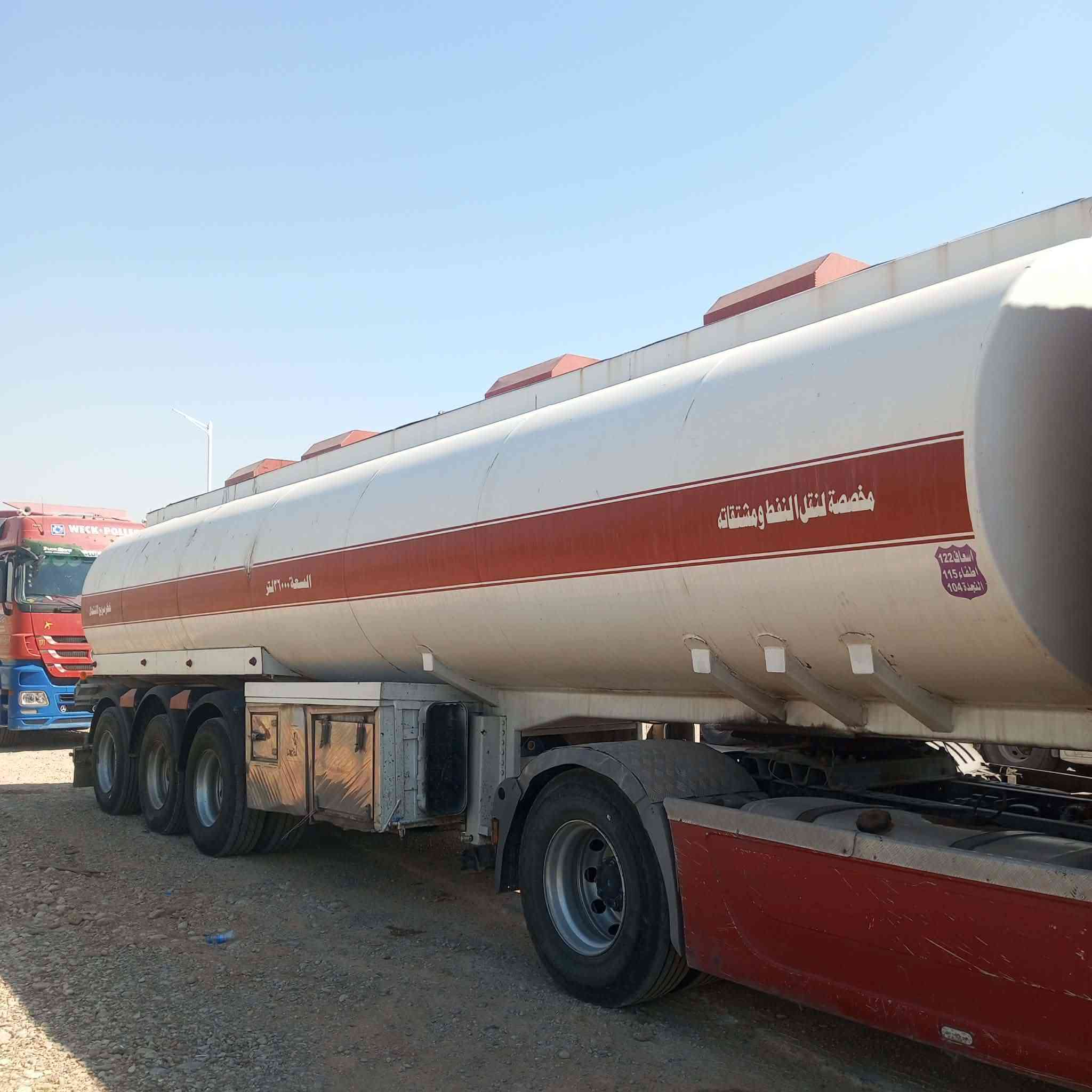 للبيع
السلام عليكم 
  
تانكي مصلاوي
  
3دناكير جبلس
 
تايرات نص عمر 

شغال جاهز للشغل اي نقص ما بي 

للسستفسار على رقم ***********
