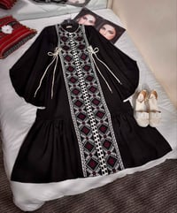 فستان رمضاني • خامة هوريم دابل تركي • مقاسات ٣٨-٤٠-٤٢-٤٤-٤٦-٤٨