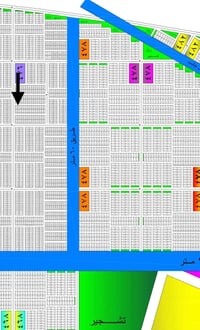 عندي قطعه ارض للبيع رقم قطعه 5299 بصف ركن قريبه على شارع 60 و على شارع...