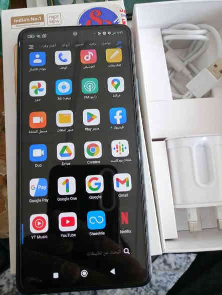 السلام عليكم جهاز للبيع ريدمي نوت 10 برو نضيف مكفول من العطل ولزلغ ذاكره ١٢٨ السعر 140 شراي يتصل *********** الحناكية
