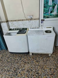 غسالتين • حجم وسط • هيتاشي ياباني