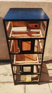 قفص خشب • ١٥٠×٥٠×٥٠سم • لطيور زينة