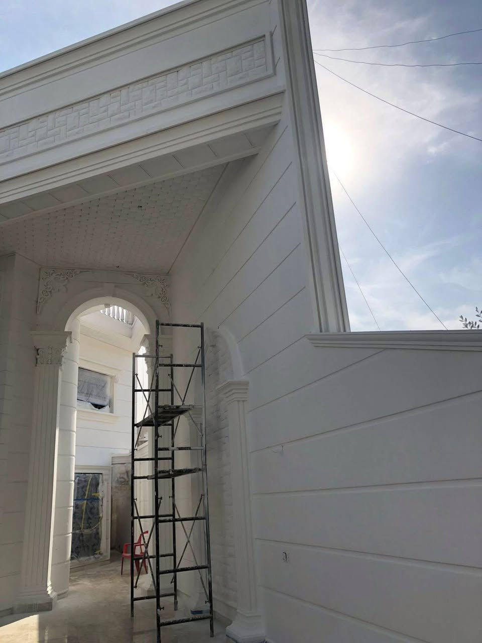 سلام عليكم  للتغليف الواجهات بلفوم تركي  جميع انواع التصاميم ***********
