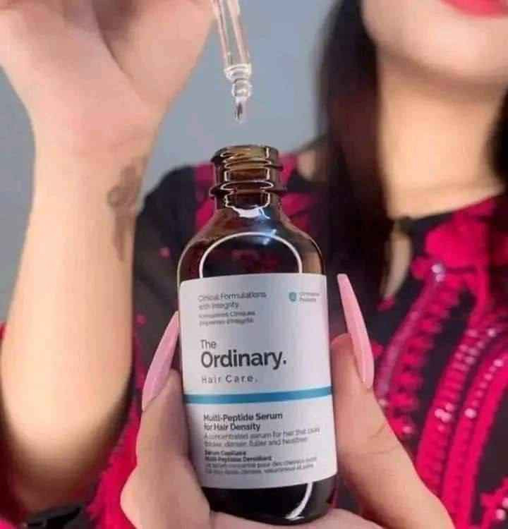 ✨ سيروم THE ORDINARY للشعر ✨
هل تحلمين بشعر لامع، صحي وقوي؟ 💖
سيروم ذا اورديناري لجميع أنواع الشعر يحول شعرك حرفيًا من جاف وباهت إلى شعر صحي وكثيف 🌟
💚 فوائد السيروم:
الببتيدات الطبيعية: تعمل على تكوين البروتين وزيادة حجم بصيلات الشعر، مما يجعل شعرك أكثر سمكًا وقوة.
الكافيين: ينشط بصيلات الشعر، يزيد نموه ويقلل التساقط الغير طبيعي.
زيت الخروع: يحفز نمو الشعر من 3 إلى 5 أضعاف المعدل الطبيعي.
يغذي بصيلات الشعر ويحمي من التقصف والجفاف.
يحتوي على أحماض أمينية أساسية يحتاجها الشعر ليصبح أقوى وأكثر صحة.
خفيف جدًا على فروة الرأس، يمتص بسهولة ولا يترك أي ملمس زيتي.
💎 مع سيروم THE ORDINARY، شعرك سيصبح أقوى، أكثر كثافة ولمعان من أول استخدام!
📏 الحجم: 60 مل
🇨🇦 الأصلي – منشأ كندي بغداد, العراق


**إذا كنت صاحب هذا الإعلان وتريد حذفه لأي سبب، رجاءا أرسل رسالة إلى الدعم الفني**