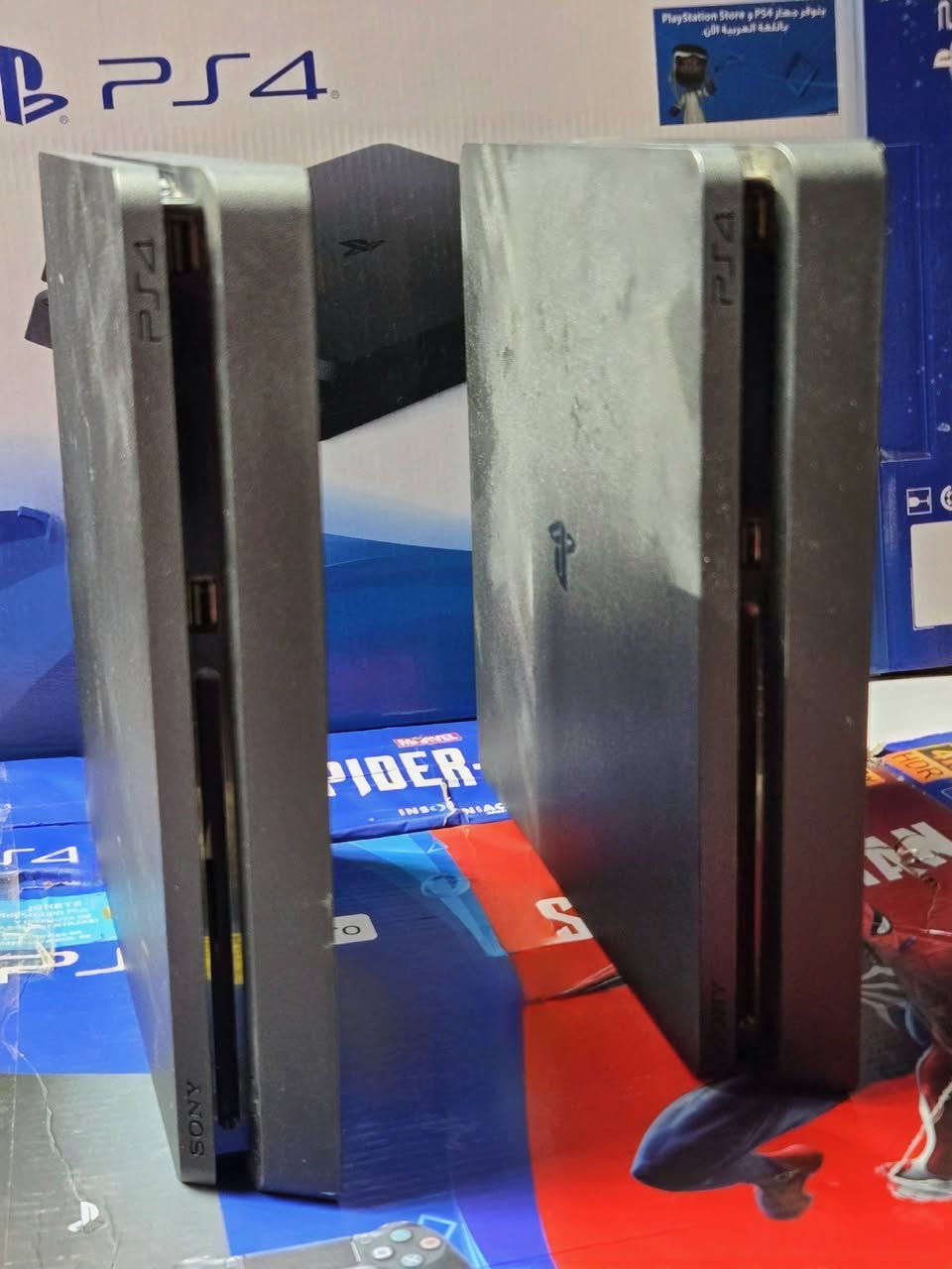 بلي فور سلم مهكر نضام ١٢.٥٢ متروس العاب نضيف جدا والصور كدامكم كل جهاز وياه جوستيكتين كوبي درجه اولى سعره ٢٤٠ وبي مجال بسيط مكاني بغداد الشعب واكو توصيل جميع محافضات العراق


**إذا كنت صاحب هذا الإعلان وتريد حذفه لأي سبب، رجاءا أرسل رسالة إلى الدعم الفني**