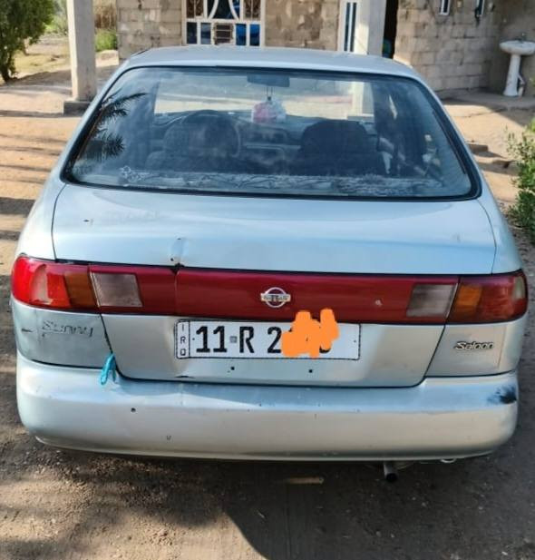 اسلام عليكم سني نيسان للبيع سيارة بلاديه موديل 94  ياباني سيارة جاهزه من كلشي العنوان بغداد التاجي تحويل ثاني يوم السعر37وبيهه مجال *********** بي واتساب
