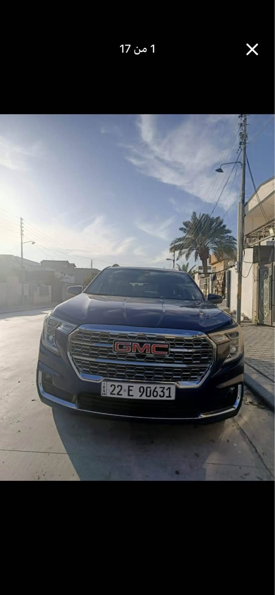 GMC تيران موديل (2022 )لون ازرق
رقم اربيل شرط التحويل
المحرك (4 سلندر ) (1500) تيربو T
الضرر :- السياره تبديل بنيد + الصندوق صبغ
السياره ماشية :- 61 الف كيلو  / الفئه :- SLE
(مواصفاتها) 
- توويل 
-   شاشة
- بصمه 4 ابواب + بصمه تشغيل عن بعد(REMOTE START) 
- هاند بريك بصمه + اوتو ستوب( AUTO STOP)+ اوتو ستارت(AUTO START ) 
- كامره خلفيه دواره 360 
- رادار امامي ( تحديد مسار) 
- حساسات امامية
- اكثر من نظام قياده 
- كشنات هيتر  +  تحكم استيرن  
- نظام مانع الانزلاق + نظام مانع الانحدار 
- تبريد قطعتين 
- جنطه بصمه كهربائية 
 السياره نظيفه وكلش حلوى
مكان السيارة كركوك
السعر ( 165) ويرهم مراوس 
للأستفسار أكثر تواصل خاص او على الرقم
*********** كركوك, العراق
