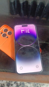 14برو ماكس لبيع  128بطاريه85  الون البنفسجي   شرق اوسط   كله شغال كامر...