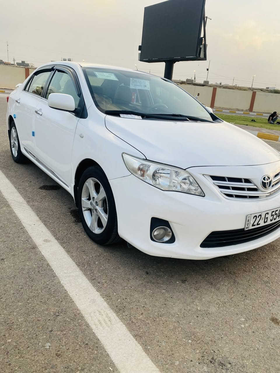 كورلا 2013 خليجي محرك 1800 رقم اربيل بأسمي كفاله من الصبغ سعر 137 $ وبيه مجال ***********
