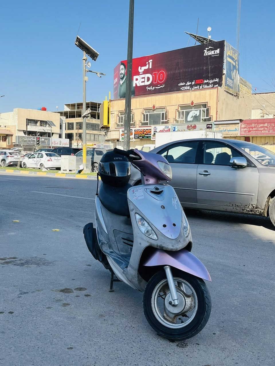 دراجة ماكس منغولي 2006
رمبه صارله 4 اشهر 
الدراجة شلعه معدل كهربائيات 
كامل مكمل 
مكاني: الحلة
الرقم : ***********
