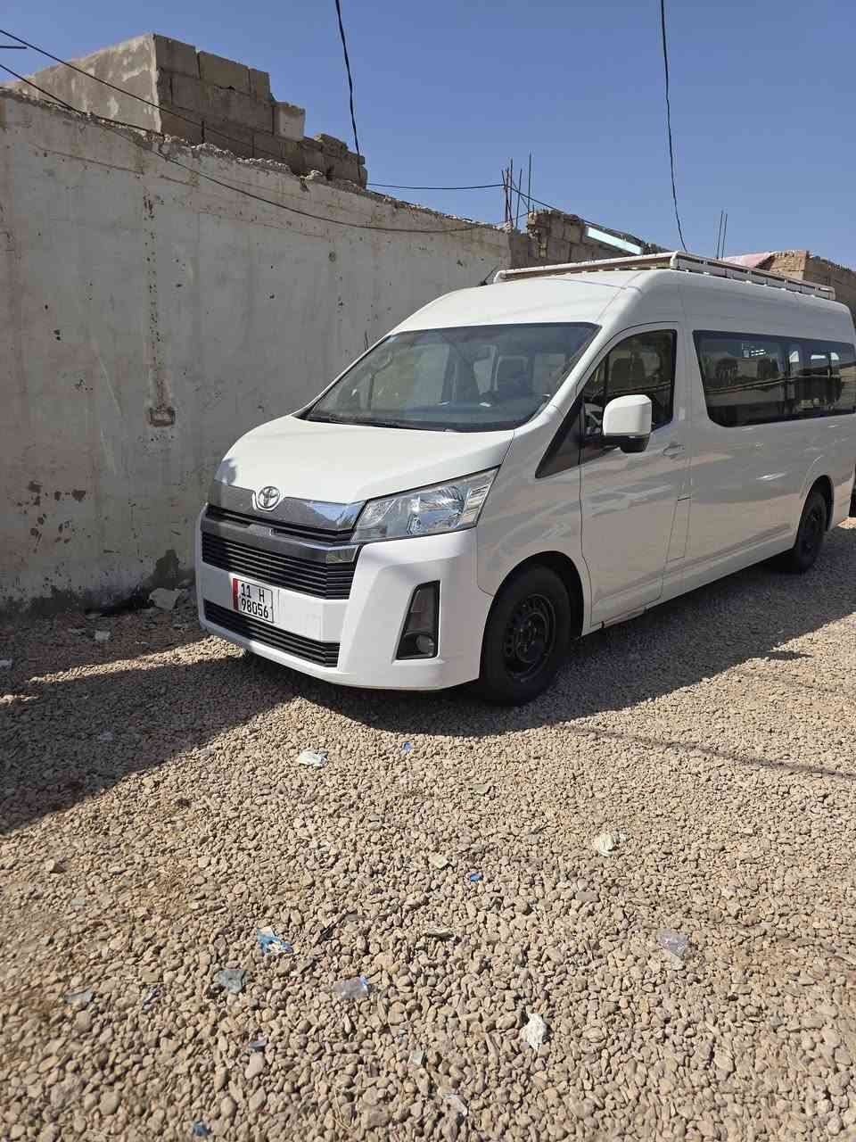 سلام عليكم هايس للبيع موديل ٢٠ كفاله من الصبغ  ماعده شبرباردبلطنطه تحويل مباشرالسعر٣٢٠$ مكان السياره طوريج رقم الهاتف ***********
