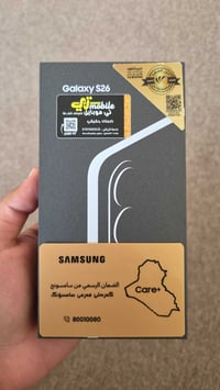 كلكسي S26 العادي ذاكرة 256 مستخدم يوم واحد فقط للبيع جديد حتى ميحتاج ا...
