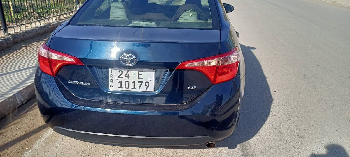 سلام عليكم كورولا موديل 17 رقم دهوك بسمي شرط تحويل أو وكالة للبيع 
ال  ي معروفه مواصفاتها كير محرك شرط حادثها من امريكا جاملغ وبنيد  موضوح بل سونار

ماشيه 145 تخم تاير جديد صدر جديد سياره كامله من كل النواحي سعر 128 وبي مجال 
مكان / تلعفر
‭***********
