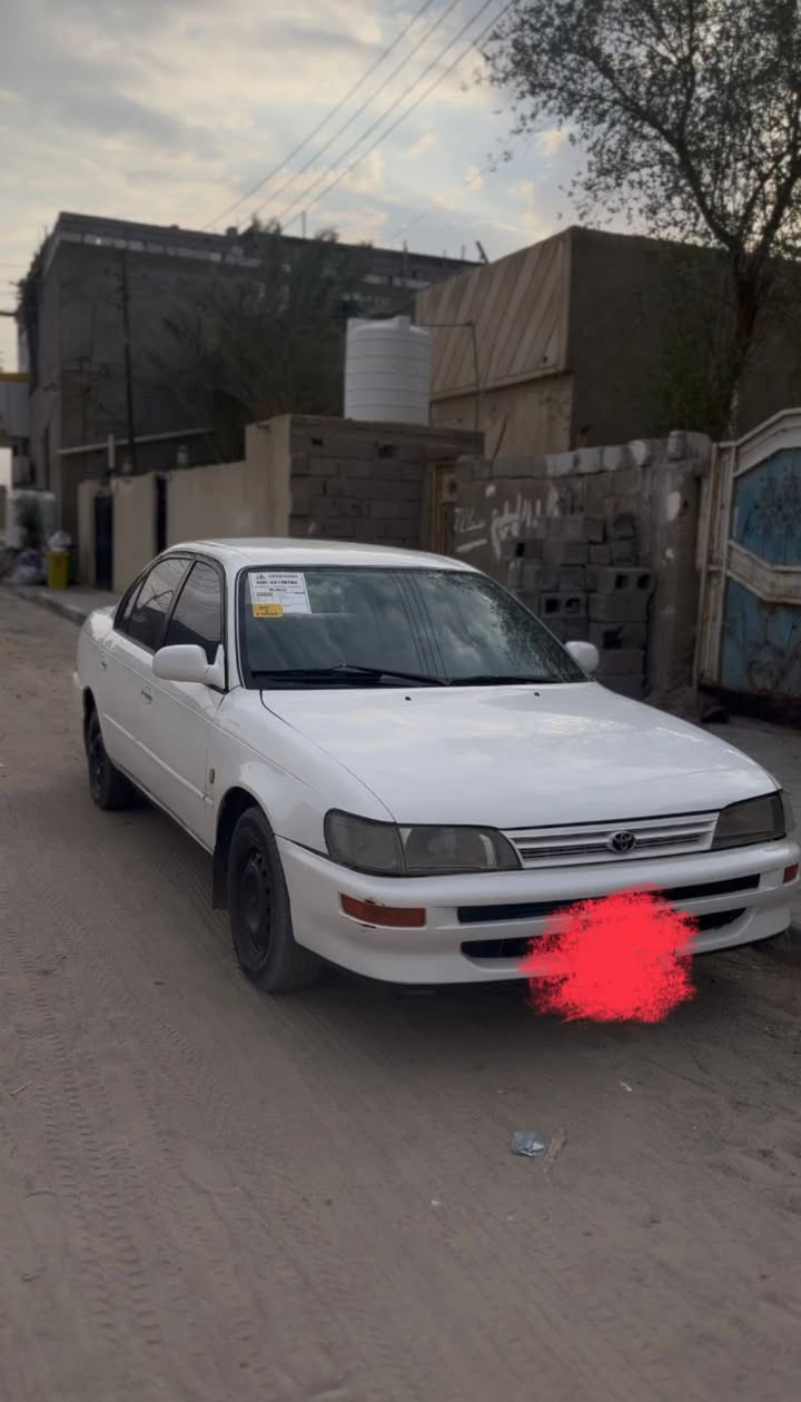 سلام عليكم كورلا موديل 94سنويه منتهيه رقم مثنى
مكينه وكير كارتون مصبوغه جماليه تبريد كمبريسر. فقط  
حداده جديده تخم تاير للستفسار تصال ع رقم ***********
مكلف بالنشر
