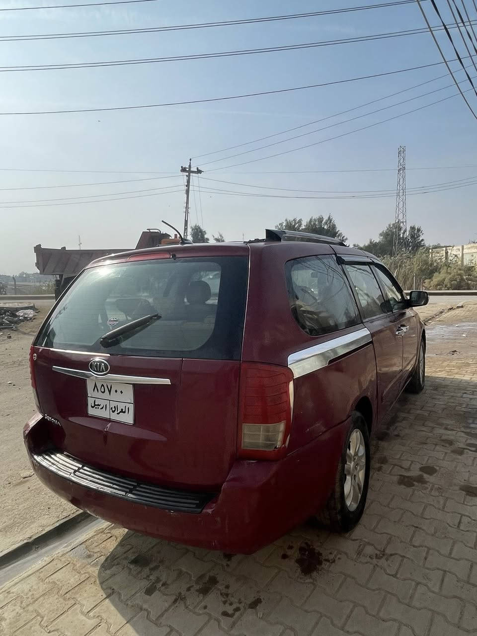 سلام عليكم كيا سيدونا موديل٢٠١٢ رقم اربيل بسم شركه سنويه نافذه وكاله فقط  جاهزه محرك ٣٨٠٠كير جديد حداديه ٧٠٪؜ بيها ضربه خفيفه بجاملغ الخلفي لسياره بيها جراد تخم تاير جديد كهربائيات كلها شغاله دوشمه جديده السعر ٨٠وبيها مجال قليل مكان السياره الديوانيه قضاء الحمزه 
***********
