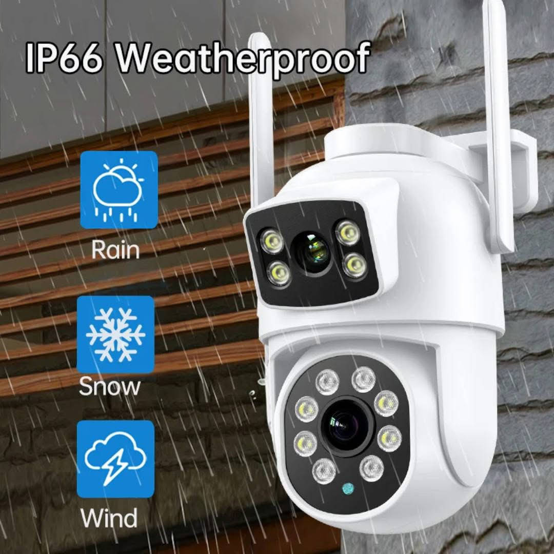 السعر 25 الف
هذه كاميرا مراقبة أمنية خارجية ذكية تعمل عبر الواي فاي، وتتميز بالمواصفات التالية: 
مقاومة للعوامل الجوية: حاصلة على تصنيف IP66، مما يعني أنها محمية من الأمطار، الثلوج، والرياح القوية. 
دقة عالية: توفر دقة صورة تصل إلى 3MP (أو ما يصل إلى 8MP في بعض الموديلات المماثلة) لضمان تفاصيل واضحة. 
رؤية ليلية: مزودة بتقنيات رؤية ليلية مزدوجة أو متعددة الأضواء لضمان التصوير في الظلام. 
تحكم عن بعد: تدعم التحريك والإمالة والتكبير (PTZ) للتحكم في زاوية الرؤية عبر تطبيق الهاتف الذكي


**إذا كنت صاحب هذا الإعلان وتريد حذفه لأي سبب، رجاءا أرسل رسالة إلى الدعم الفني**