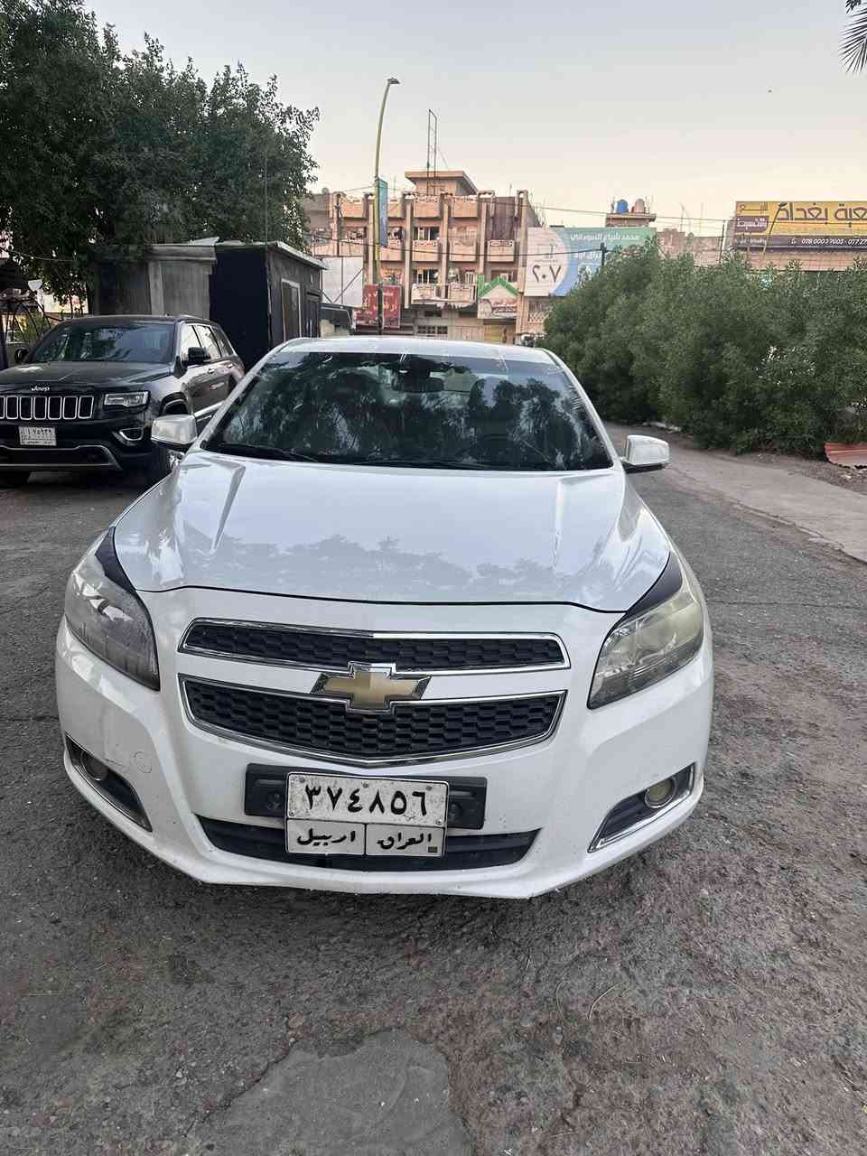 ماليبو 2013 خليجي 
مواصفات LT هاند بريك بصمه وشاشه وكامره  
بيها صبغ جاملغات امامية وبارد ربع باب سايق
سعره 87وبيه مجال مكاني بغداد 
***********
