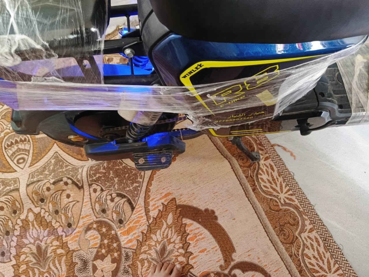 ار٨ للبيع دراجه بعده جديده  مكان كربلاء حي شهدأسرعه٩٩ دراجه فول مواصفات  من بركات  تايرات بطاريات سعر ٤٠٠ بيه مجال للشراءلون زوق رقم الهاتف: ***********
