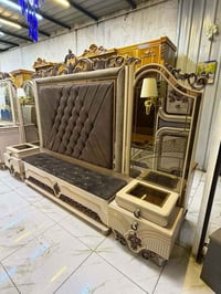 غرفة نوم مستخدمة نضافة 80‎%‎ عددالقطع 9 شغل ثقيل كوالتي عالي  ملكي  سع...