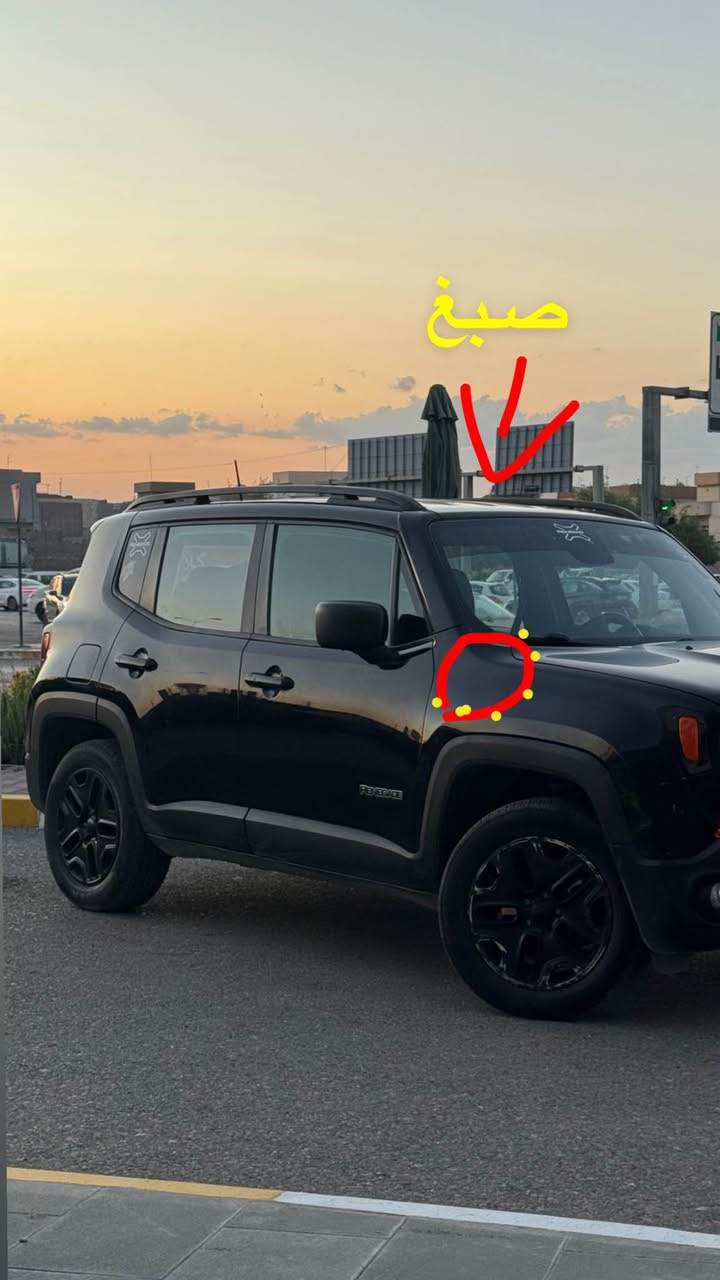 **جيب رينيجيد2020 (Jeep Renegade)**
**مواصفات ليميتد (Limited) )هوكرايل اصطراد
### **المواصفات الفنية والبدن:**
 * **حالة البدن:** بس عدها شبرة، (صبغ) جامرلغ من الدعامية للدعامية.شرط دعاميات مابية صبغ بيها شوية حالوب 
 * **المسافة المقطوعة:**٨٠m,كيلومتر فقط.
 * **نظام الدفع:** دبل أكسل (4WD) مع ٤ وضعيات قيادة (الثلج، الطين، الصخور، الرمل).
 * **المحرك والإضافات:** نظام (Auto Start/Stop)، نظام الحفاظ على المسار (خطي جادة).
### **الميزات والراحة:**
 * **نظام البصمة:** بصمة أبواب وبصمة صندوق.
 * **اللون:** إسود
 * **حالة السيارة:** سيارة منزلية، نظيفة جداً وبحالة الزيرو، لا تحتاج لأي مصاريف.
### **الموقع والتواصل:**
 * 📍 **الموقع:** أربيل أربيل, العراق


**إذا كنت صاحب هذا الإعلان وتريد حذفه لأي سبب، رجاءا أرسل رسالة إلى الدعم الفني**